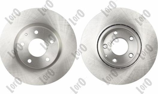 ABAKUS 231-03-229-2 - Гальмівний диск autocars.com.ua