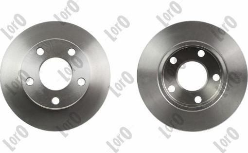 ABAKUS 231-04-002-2 - Гальмівний диск autocars.com.ua