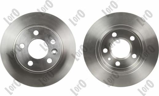 ABAKUS 231-04-005-2 - Гальмівний диск autocars.com.ua