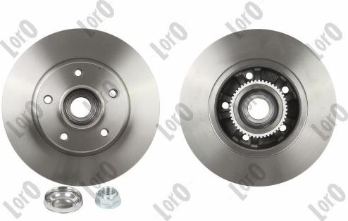 ABAKUS 231-04-019-2 - Гальмівний диск autocars.com.ua