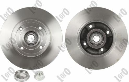 ABAKUS 231-04-020-2 - Гальмівний диск autocars.com.ua