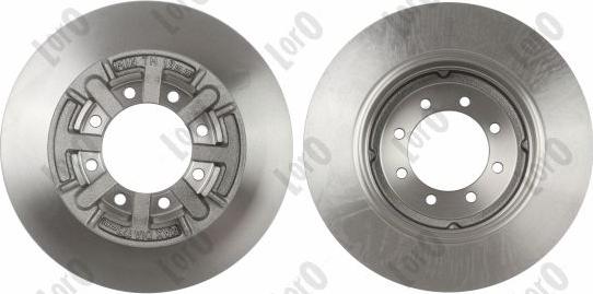 ABAKUS 231-04-021-2 - Гальмівний диск autocars.com.ua