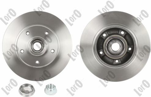 ABAKUS 231-04-024-2 - Гальмівний диск autocars.com.ua