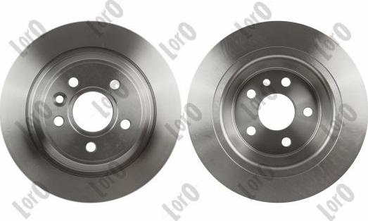 ABAKUS 231-04-025-2 - Гальмівний диск autocars.com.ua