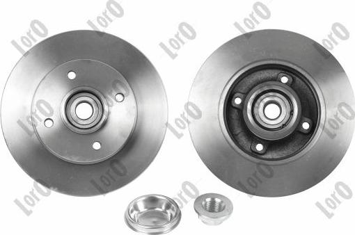 ABAKUS 231-04-035-2 - Гальмівний диск autocars.com.ua