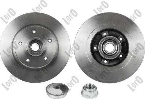 ABAKUS 231-04-039 - Гальмівний диск autocars.com.ua