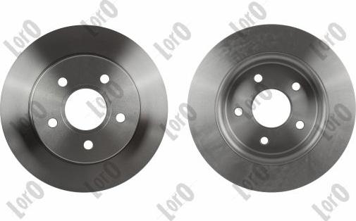 ABAKUS 231-04-044 - Гальмівний диск autocars.com.ua