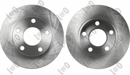 ABAKUS 231-04-054-2 - Гальмівний диск autocars.com.ua