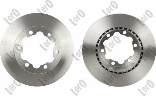 ABAKUS 231-04-080-2 - Гальмівний диск autocars.com.ua