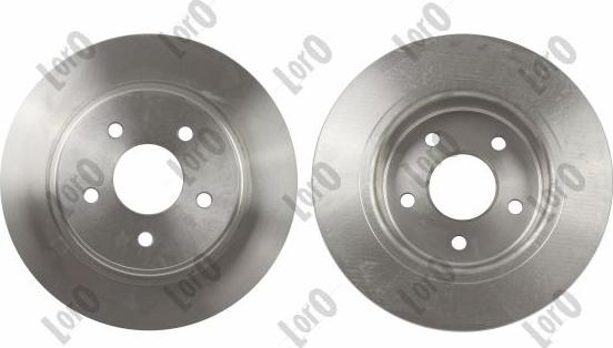 ABAKUS 231-04-083-2 - Гальмівний диск autocars.com.ua