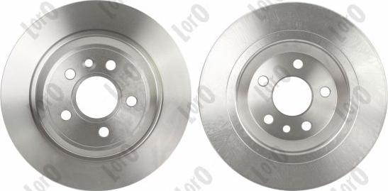 ABAKUS 231-04-105-2 - Гальмівний диск autocars.com.ua