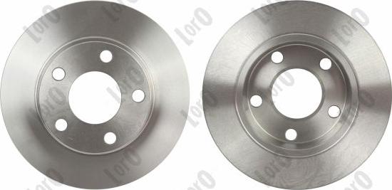 ABAKUS 231-04-115-2 - Гальмівний диск autocars.com.ua