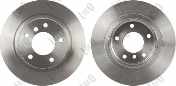 ABAKUS 231-04-122-2 - Гальмівний диск autocars.com.ua