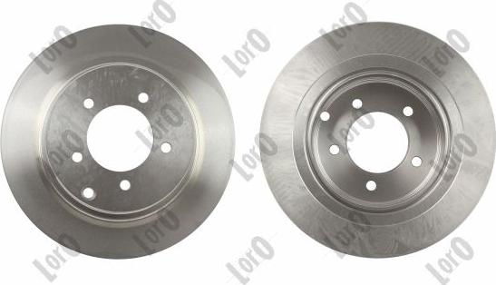 ABAKUS 231-04-123 - Гальмівний диск autocars.com.ua