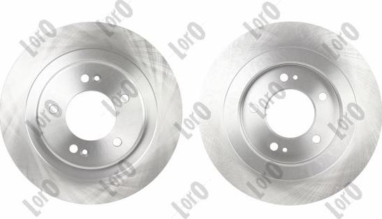 ABAKUS 231-04-160-2 - Гальмівний диск autocars.com.ua