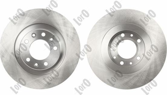 ABAKUS 231-04-161-2 - Гальмівний диск autocars.com.ua