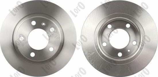 ABAKUS 231-04-166-2 - Гальмівний диск autocars.com.ua