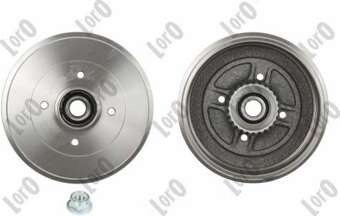 ABAKUS 231-06-007-2 - Гальмівний барабан autocars.com.ua