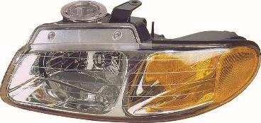 ABAKUS 333-1110L-HS - Основна фара autocars.com.ua