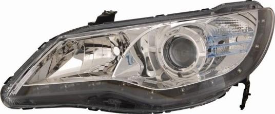 ABAKUS D17-1101P-LD-E2 - Комплект головних фар autocars.com.ua