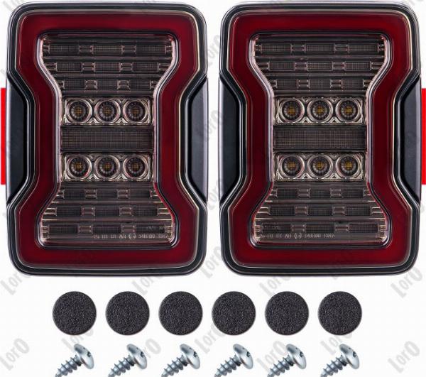 ABAKUS L23-190-001LED-S - Комлект заднього освітлення autocars.com.ua