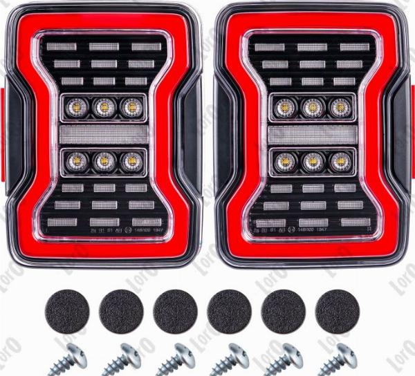 ABAKUS L23-190-001LED - Комлект заднього освітлення autocars.com.ua