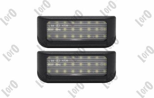 ABAKUS L38-210-0006LED - Ліхтар освітлення номерного знака autocars.com.ua