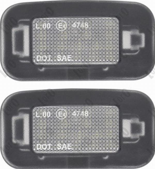 ABAKUS L51-210-0013LED - Ліхтар освітлення номерного знака autocars.com.ua