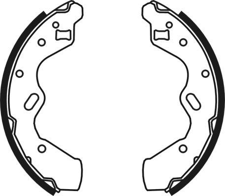 ABE C03037ABE - Комплект тормозных колодок, барабанные avtokuzovplus.com.ua