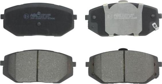 ABE C10541ABE - Гальмівні колодки, дискові гальма autocars.com.ua