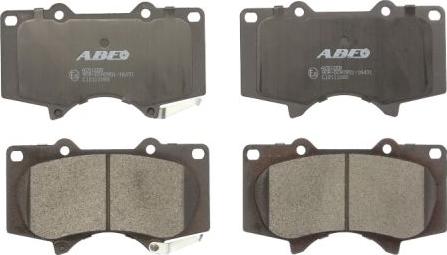 ABE C12111ABE - Тормозные колодки, дисковые, комплект autodnr.net