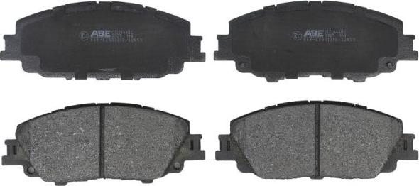 ABE C12144ABE - Гальмівні колодки, дискові гальма autocars.com.ua