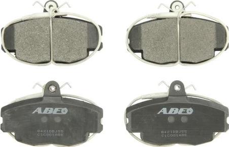 ABE C1C001ABE - Тормозные колодки, дисковые, комплект avtokuzovplus.com.ua