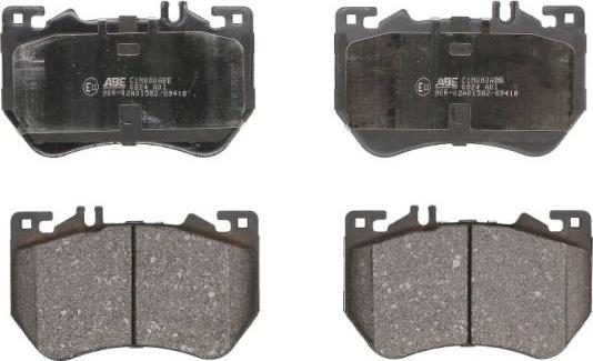 ABE C1M080ABE - Гальмівні колодки, дискові гальма autocars.com.ua