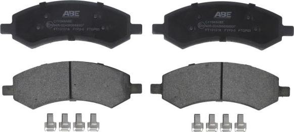 ABE C1Y048ABE - Гальмівні колодки, дискові гальма autocars.com.ua