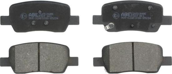ABE C20519ABE - Гальмівні колодки, дискові гальма autocars.com.ua