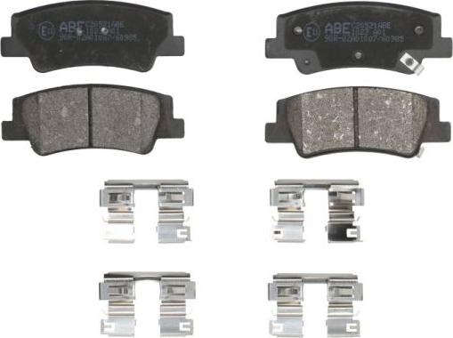 ABE C20521ABE - Гальмівні колодки, дискові гальма autocars.com.ua