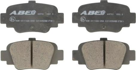 ABE C21035ABE - Тормозные колодки, дисковые, комплект avtokuzovplus.com.ua