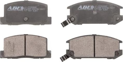 ABE C22009ABE - Тормозные колодки, дисковые, комплект autodnr.net