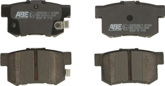 ABE C24005ABE-P - Тормозные колодки, дисковые, комплект autodnr.net