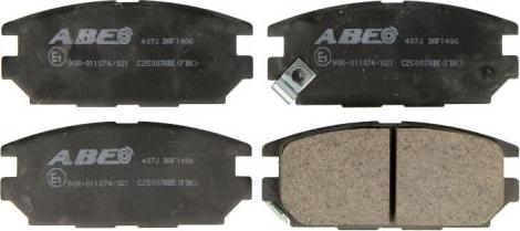 ABE C25007ABE - Тормозные колодки, дисковые, комплект avtokuzovplus.com.ua