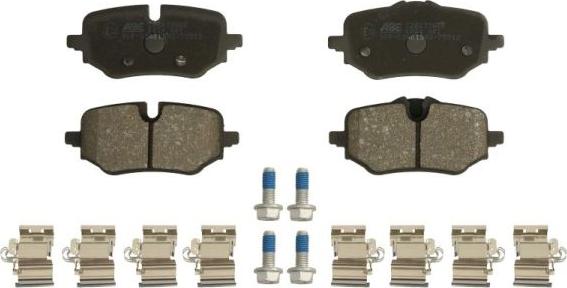 ABE C2B039ABE - Гальмівні колодки, дискові гальма autocars.com.ua