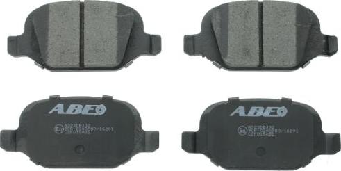 ABE C2F015ABE - Тормозные колодки, дисковые, комплект avtokuzovplus.com.ua