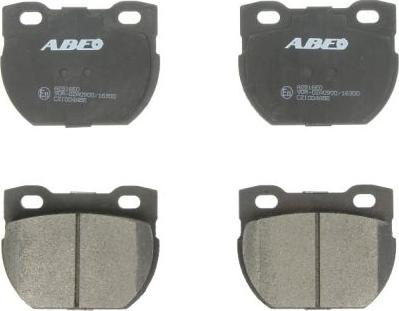 ABE C2I004ABE - Тормозные колодки, дисковые, комплект autodnr.net