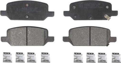 ABE C2N001ABE - Гальмівні колодки, дискові гальма autocars.com.ua