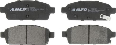 ABE C2X014ABE - Тормозные колодки, дисковые, комплект avtokuzovplus.com.ua