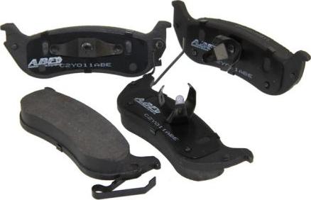 ABE C2Y011ABE - Гальмівні колодки, дискові гальма autocars.com.ua