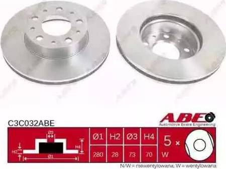 Alpha Brakes HTP-FT-036 - Гальмівний диск autocars.com.ua