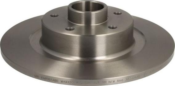 ABE C4R051ABE - Гальмівний диск autocars.com.ua