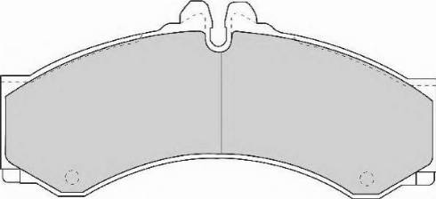 ABEX AVR132 - Тормозные колодки, дисковые, комплект autodnr.net